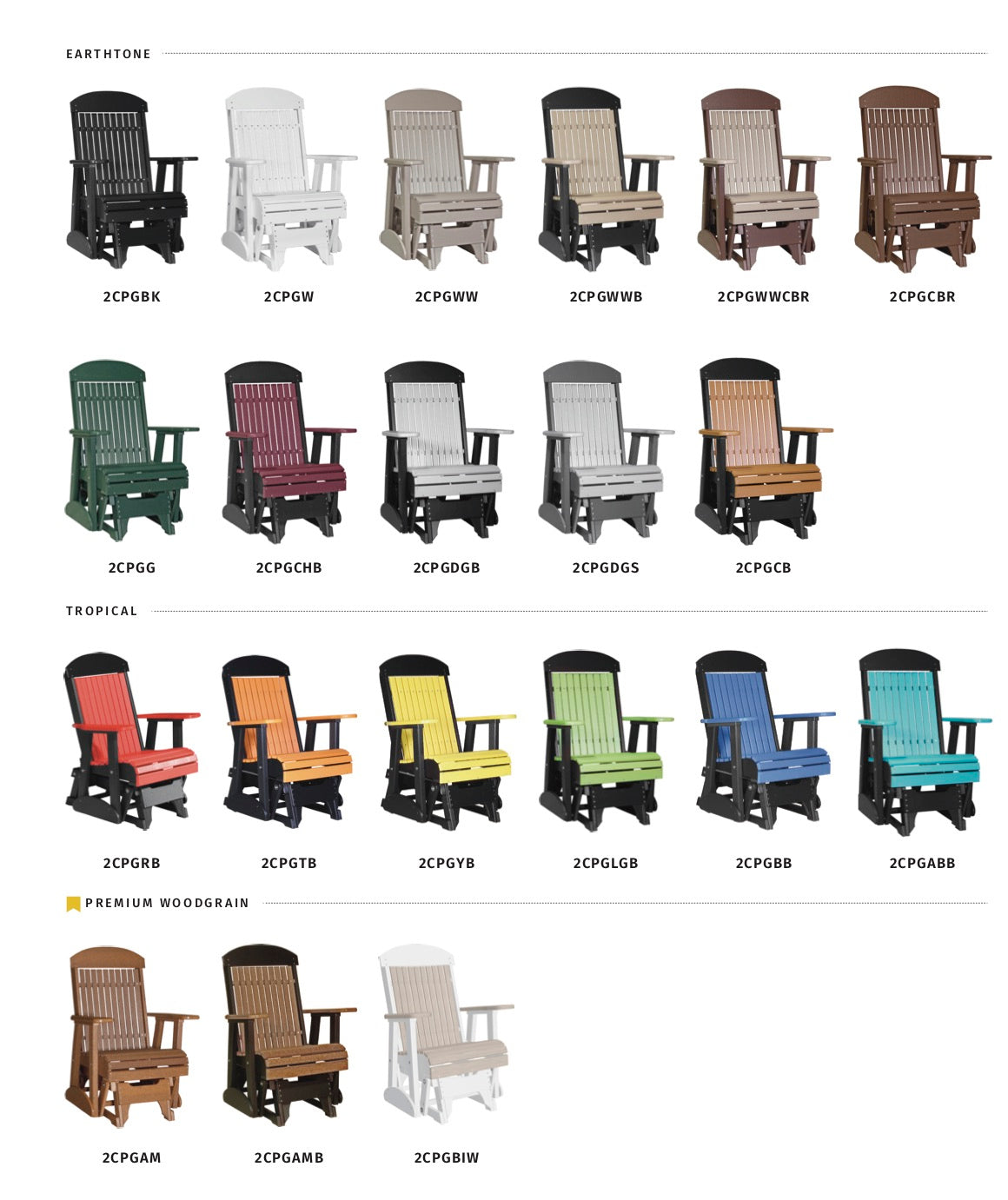 2' Classic Glider Chair