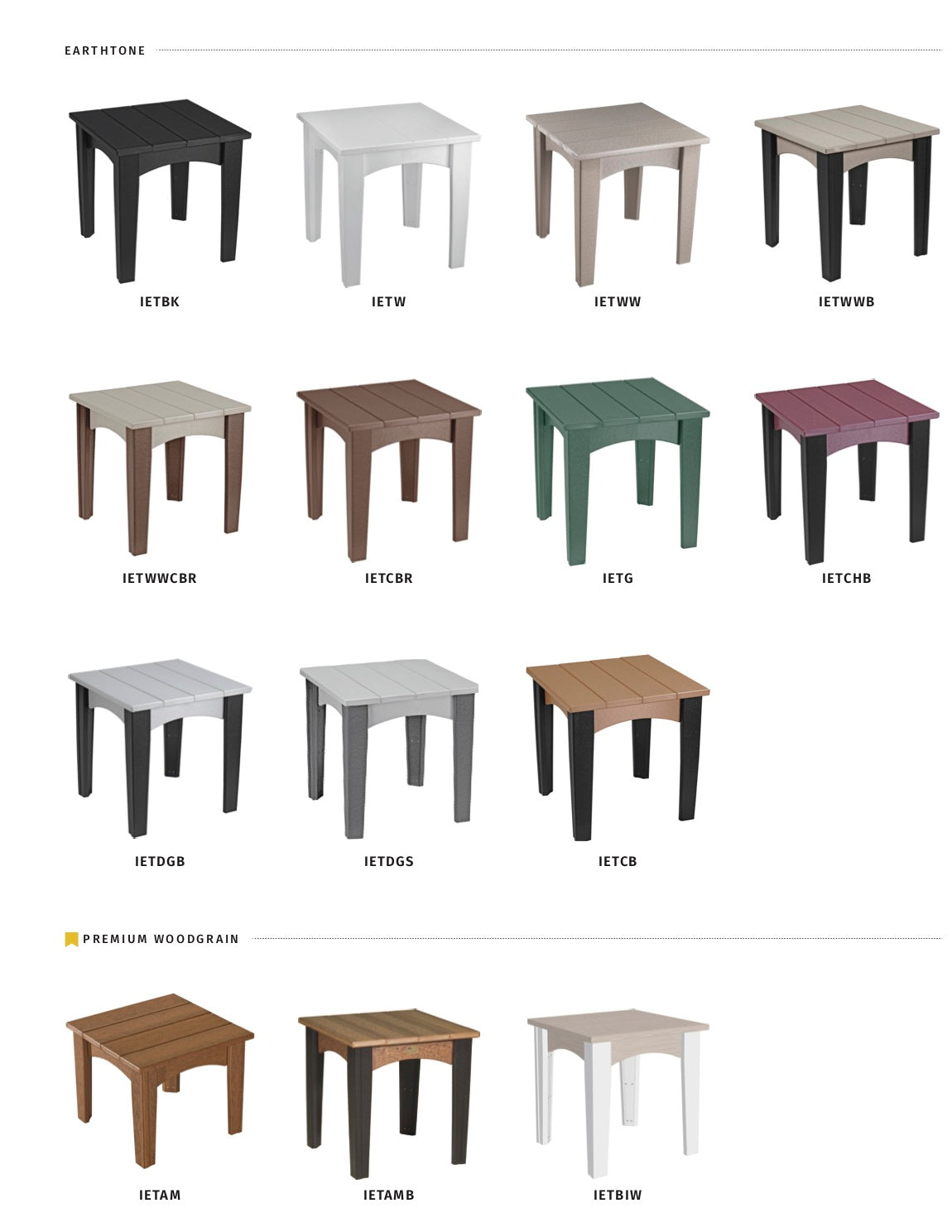 Island End Table