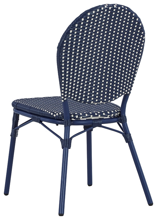 Odyssey Blue Chairs w/Table Set (3/CN)