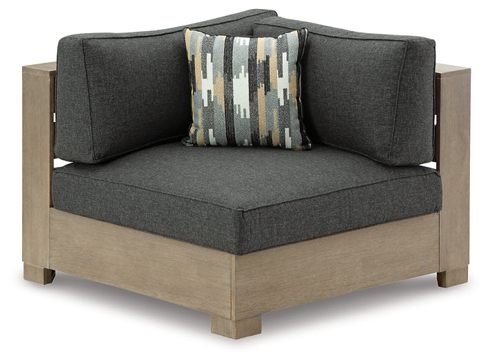 Citrine Park 4-Piece Outdoor Sectional with Ottoman